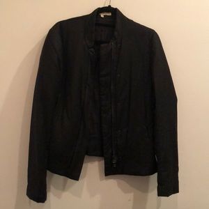 Helmet Lang Bomber Coat Size M